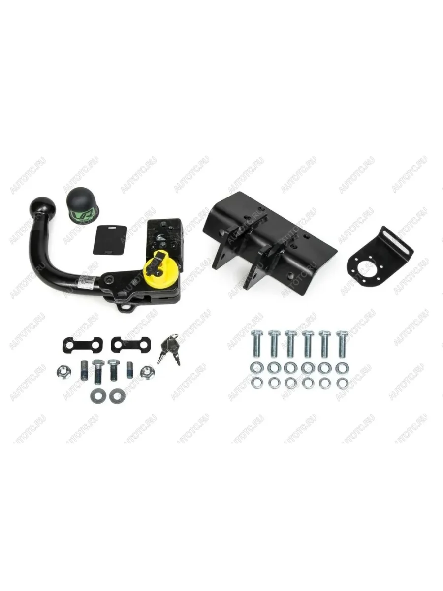 Фаркоп (фланцевое крепление шара) Atlas Changan CS95 (2023-2025) (стальной с порошковым покрытием, F)  в Самаре Самарской области