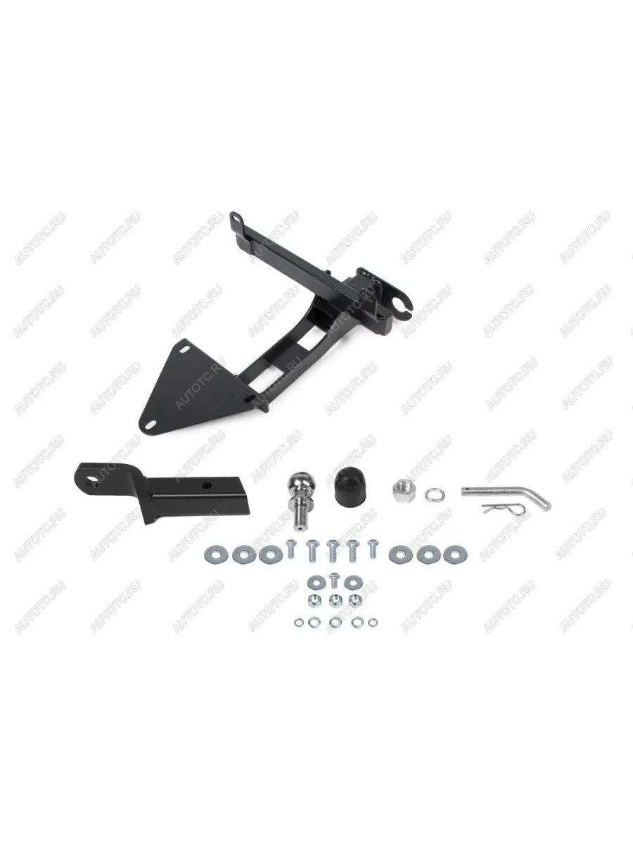 Фаркоп (съемное крепление шара под американский квадрат) Atlas Datsun mi-DO хэтчбэк (2014-2021) (стальной с порошковым покрытием, шар Е)  с доставкой в г. Керчь