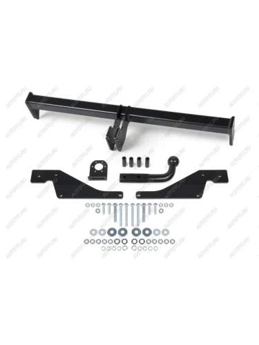 Фаркоп (крепление шара на двух болтах) Atlas (стальной с порошковым покрытием, шар A (F20)) Renault Logan 1 дорестайлинг (2004-2010)