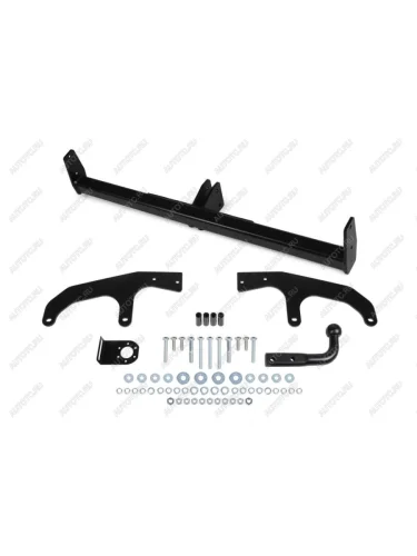 Фаркоп (крепление шара на двух болтах) Atlas (стальной с порошковым покрытием, шар A (F20)) Renault Sandero 1 (2009-2014)