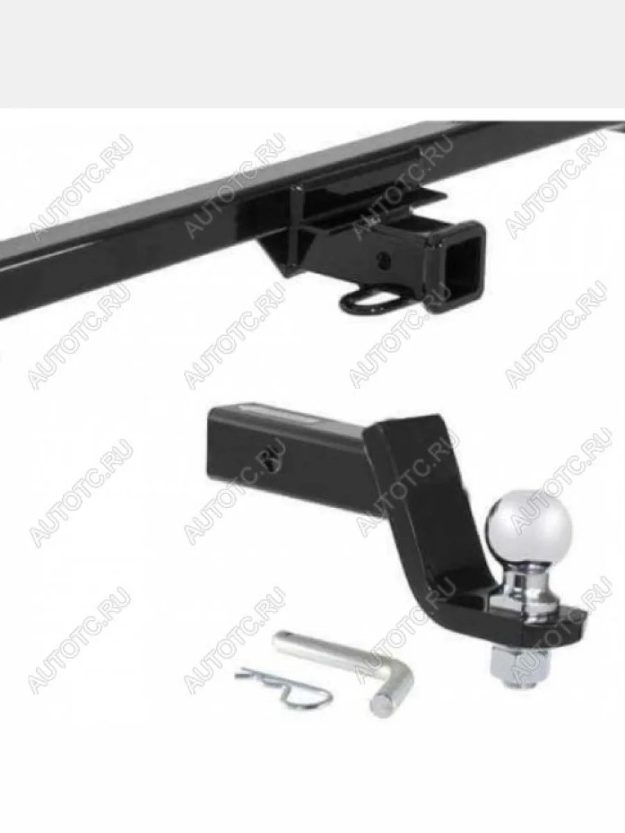 Фаркоп (съемное крепление шара под американский квадрат) DZK Toyota Hilux AN20,AN30  2-ой рестайлинг (2011-2016) (стальной, шар Е)  в Воронеже Воронежской области