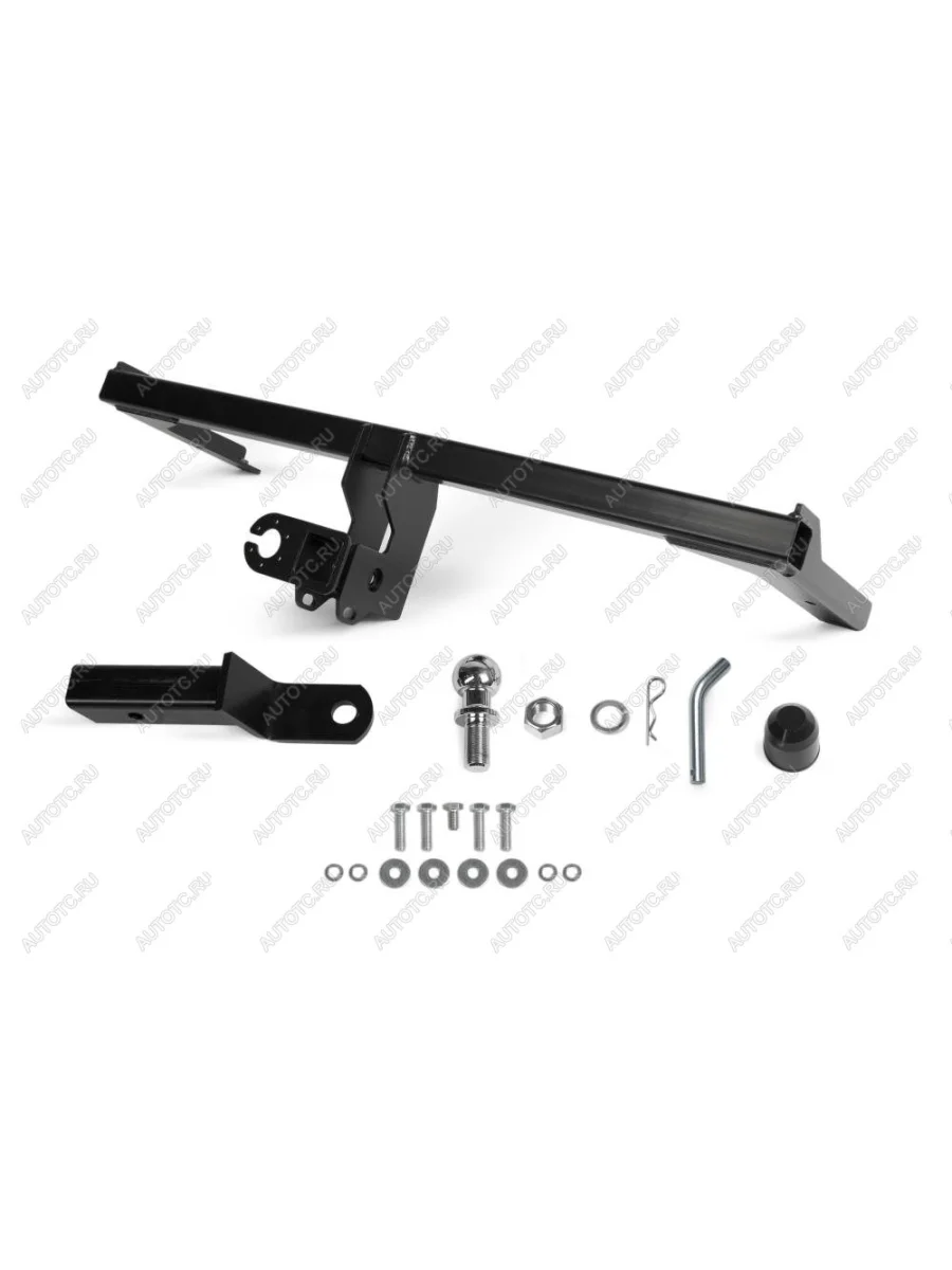 Фаркоп (съемное крепление шара под американский квадрат) Atlas Datsun on-DO седан дорестайлинг (2014-2019) (стальной с порошковым покрытием, шар Е)  в Перми Пермском крае