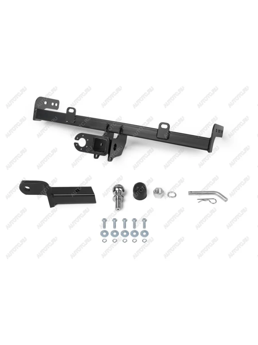 Фаркоп (съемное крепление шара под американский квадрат) Atlas Datsun on-DO седан дорестайлинг (2014-2019) (стальной с порошковым покрытием, шар Е)  в Керчи Республика Крым