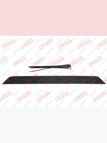 Зимняя защита на стяжке (низ) Стрелка11 (черная) Hyundai Creta GS рестайлинг (2019-2021)