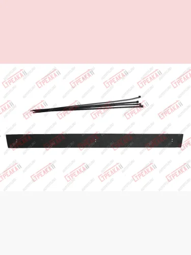 Зимняя защита на стяжке (низ) Стрелка11 (черная) Hyundai Solaris HCR седан дорестайлинг (2017-2020)