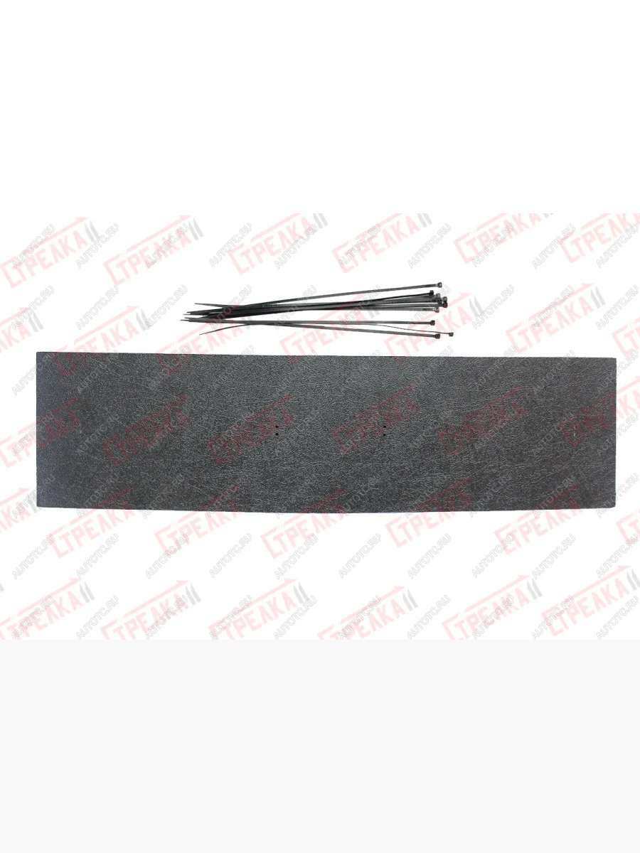 Зимняя защита на стяжке (середина) Стрелка11 KIA Rio X-line (2017-2021) (черная)  в Самаре Самарской области