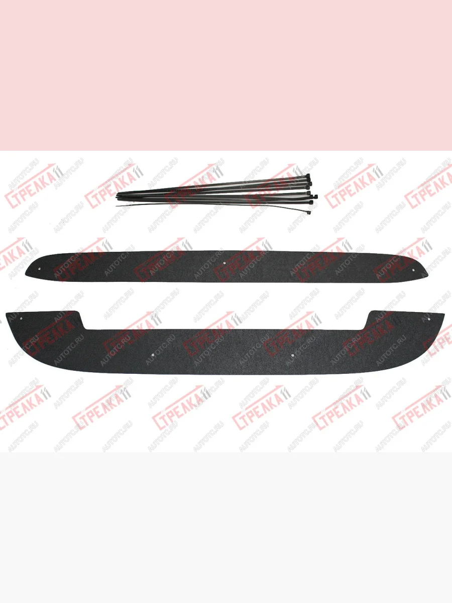 Зимняя защита на стяжке (верх) Стрелка11 Лада ВАЗ Калина Cross 2194 (2014-2018) (черная)  в Керчи Республика Крым