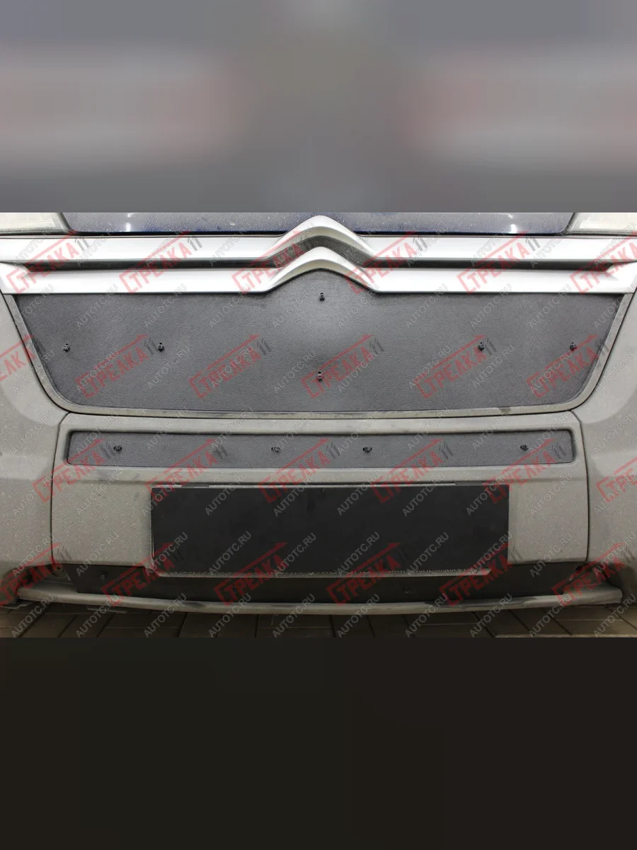 Зимняя защита на стяжке (низ 2 части) Стрелка11 Fiat Ducato 290 (2014-2025) (черная)  в Керчи Республика Крым