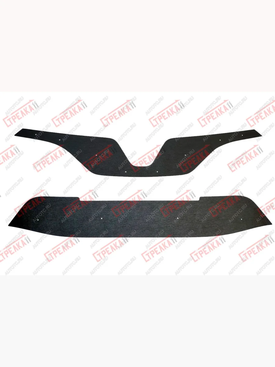 Зимняя защита на стяжке (верх) Стрелка11 Renault Kaptur дорестайлинг (2016-2020) (черная)  в Перми Пермском крае