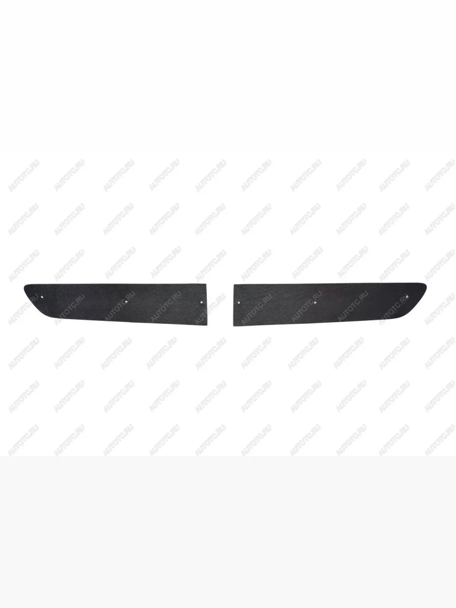 Зимняя защита на стяжке (низ) Стрелка11 Renault Logan 1 дорестайлинг (2004-2010) (черная)  в Керчи Республика Крым