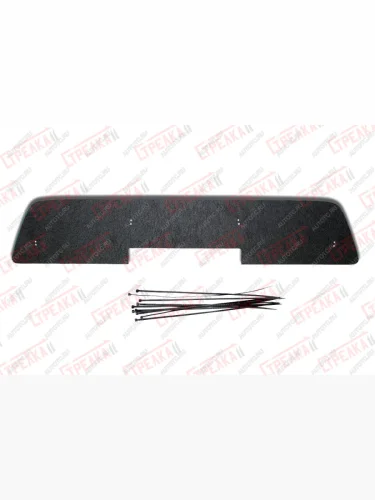 Зимняя защита на стяжке (низ) Стрелка11 (черная) Toyota Hilux AN120 дорестайлинг (2016-2020)