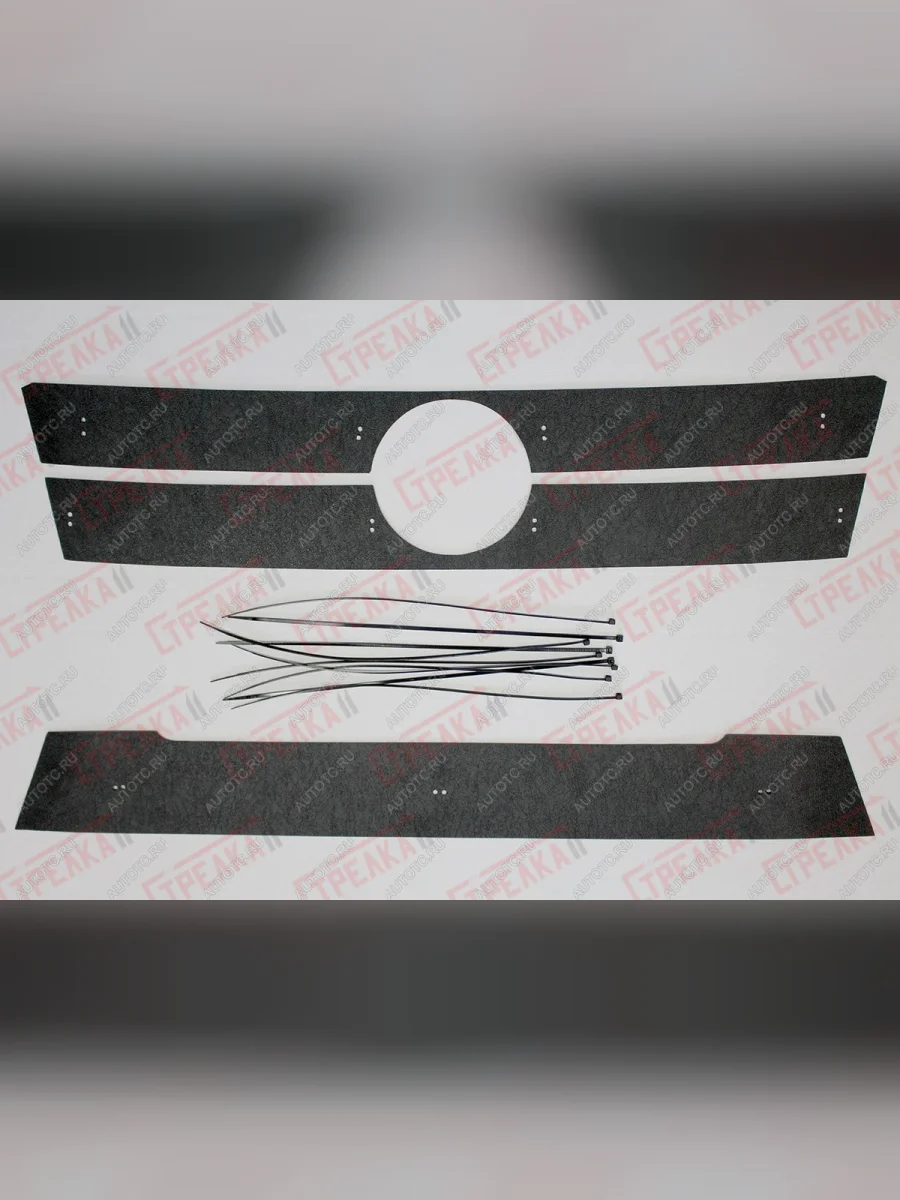 Зимняя защита на стяжке (низ) Стрелка11 Volkswagen Polo Mk6 лифтбек (2020-2022) (черная)  в Самаре Самарской области