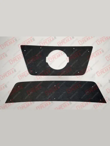 Зимняя защита на стяжке (низ) Стрелка11 (черная) Nissan Terrano D10 дорестайлинг (2013-2016)