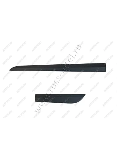 Молдинги на двери Русская Артель (шагрень) Honda Accord  9 CR (2013-2016) седан дорестайлинг