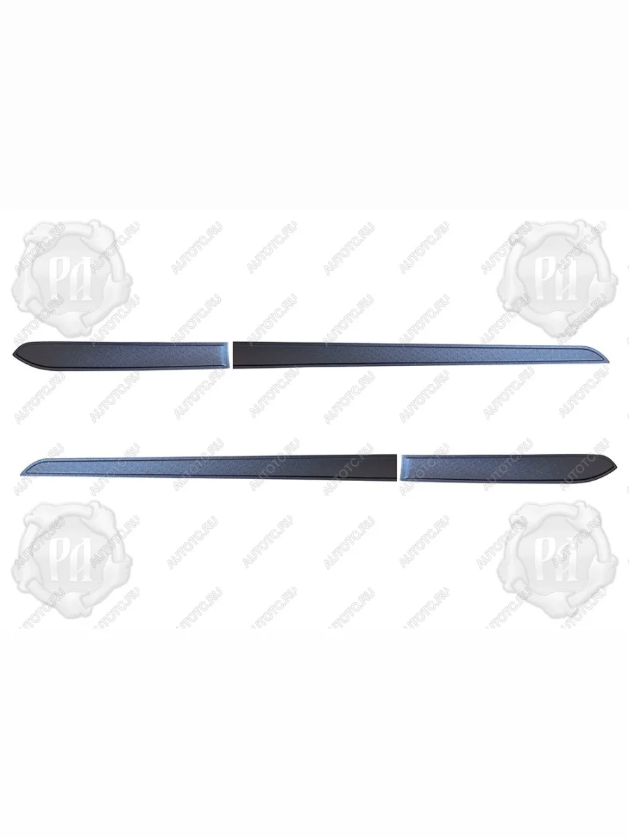 Молдинги на двери Русская Артель Toyota Camry XV70 дорестайлинг (2017-2021) (шагрень)  в Самаре Самарской области