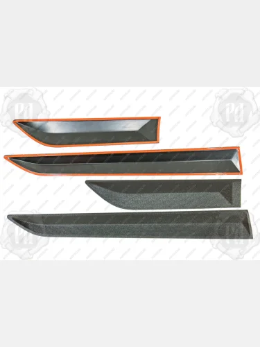 Молдинги на двери Русская Артель (шагрень) EXEED LX (2017-2022) дорестайлинг