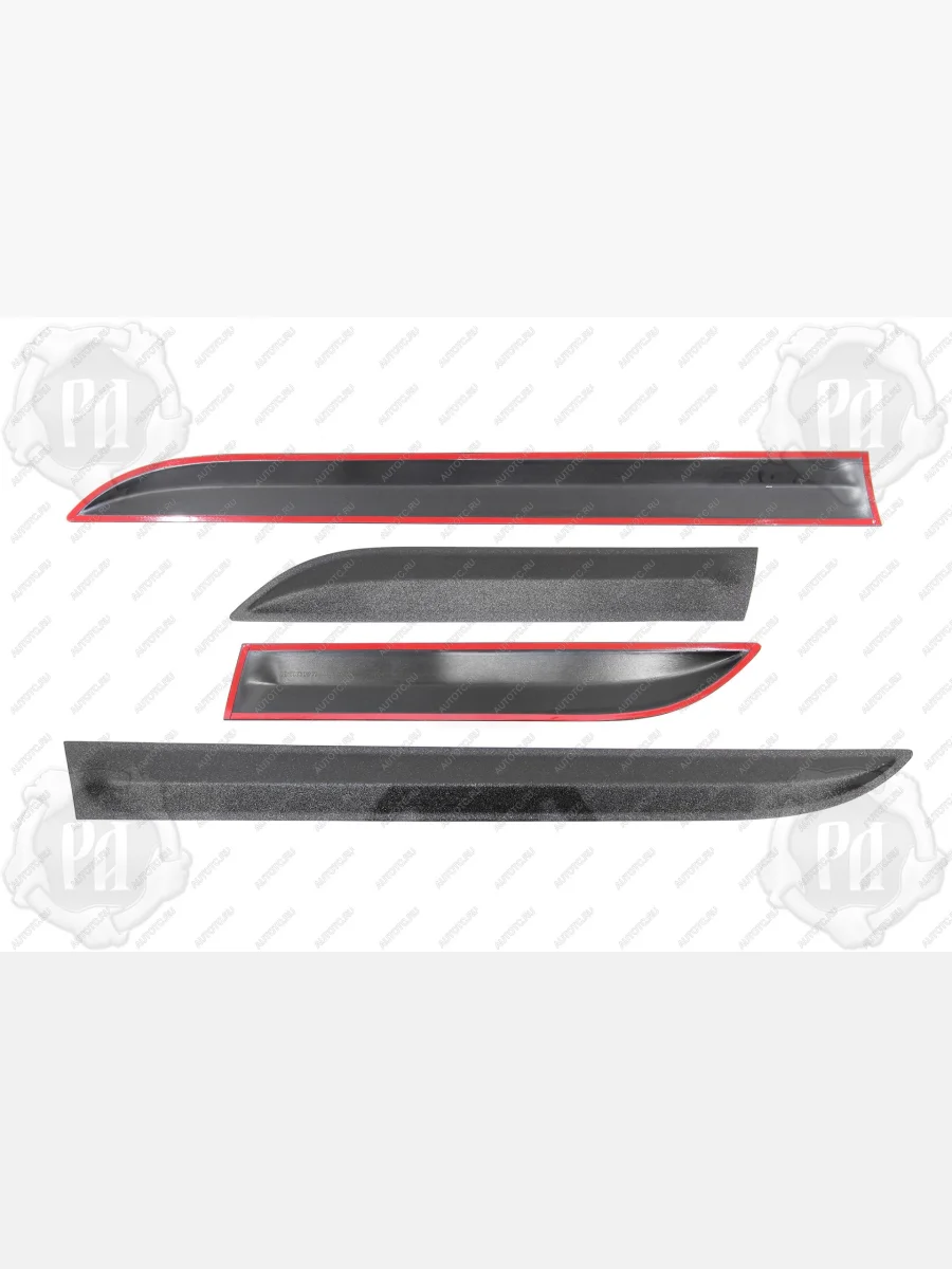 Молдинги на двери Русская Артель Nissan Almera 3 G15 седан (2012-2019) (шагрень)  в Самаре Самарской области