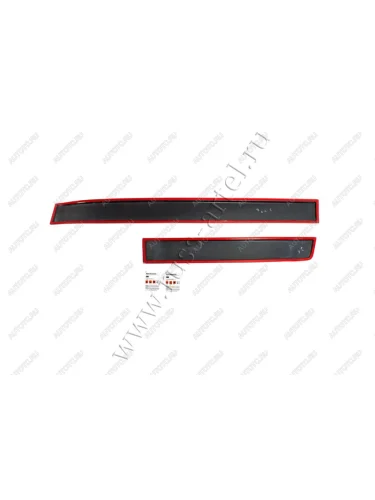 Молдинги на двери Русская Артель (глянец под покраску) KIA Sportage  4 QL (2016-2018) дорестайлинг