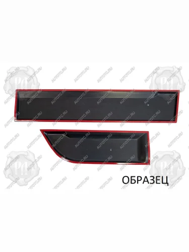 Молдинги на двери Русская Артель (шагрень) Mitsubishi ASX (2019-2025) 3-ий рестайлинг