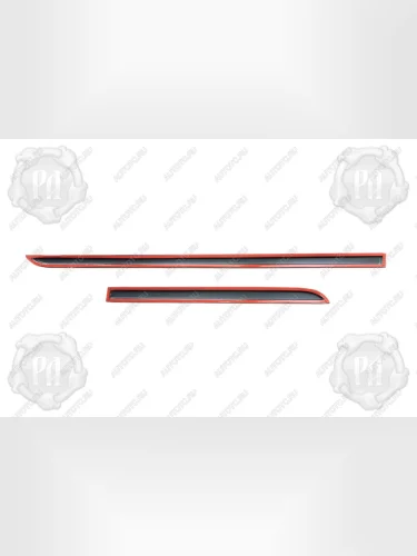 Молдинги на двери Русская Артель (глянец под покраску) Volkswagen Golf  6 Mk6 (2008-2014) хэтчбэк 5 дв.