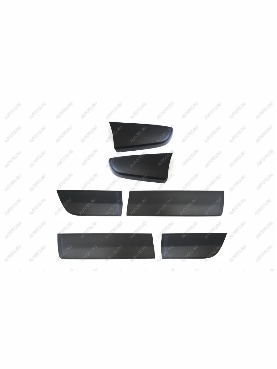 Молдинги на двери и задние крылья Русская Артель Mitsubishi L200 5 KK,KL дорестайлинг (2015-2019) (глянец под покраску)  в Керчи Республика Крым