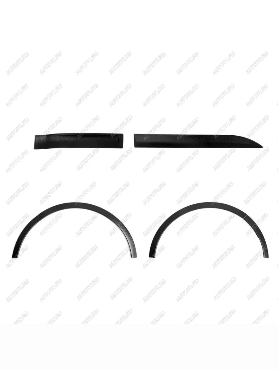 Молдинги на двери, накладки на колесные арки (комплект) Русская Артель KIA Soul PS дорестайлинг (2014-2016) (шагрень)  в Воронеже Воронежской области