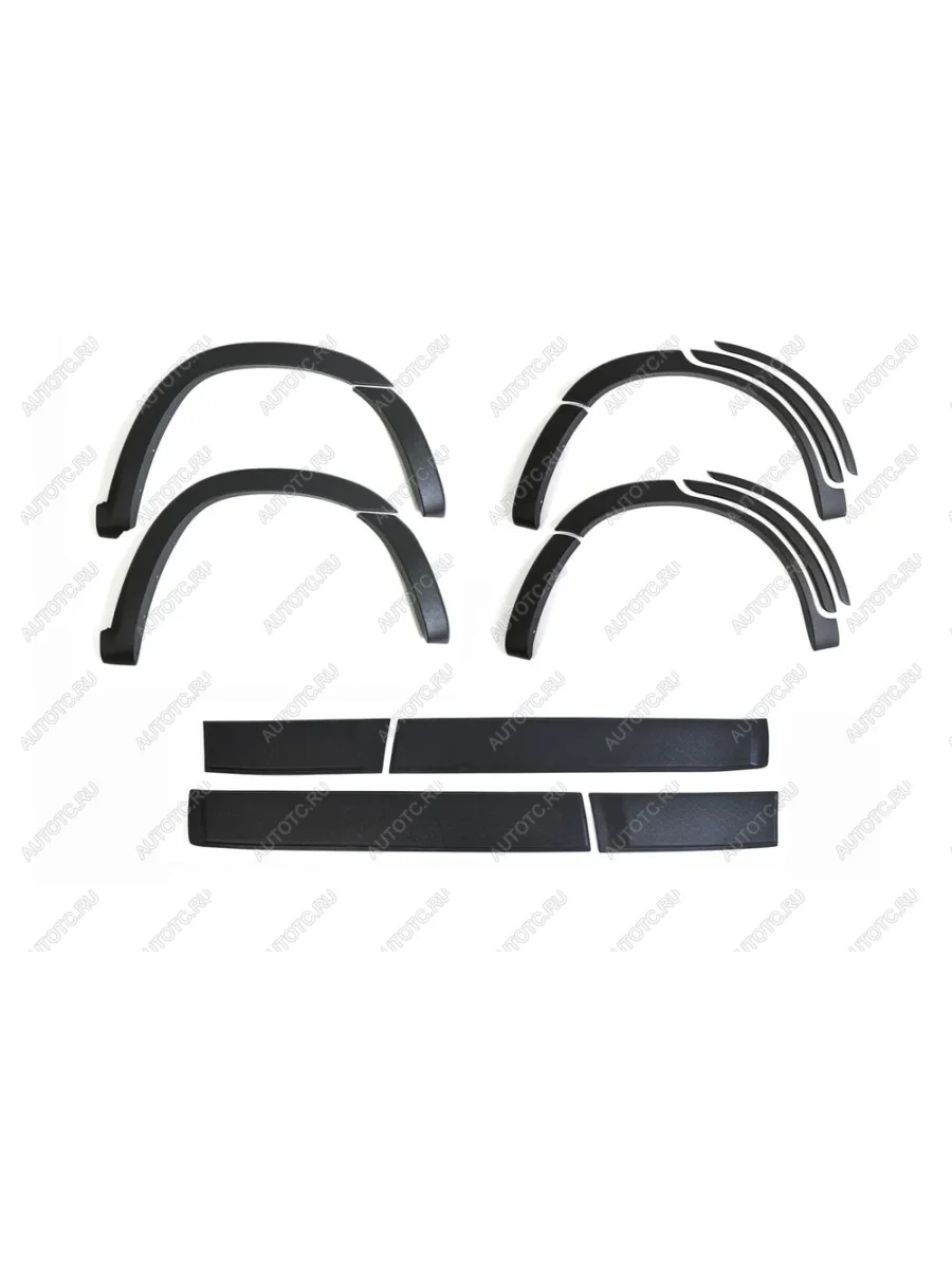 Молдинги на двери, накладки на колесные арки (комплект) Русская Артель Chery Tiggo T11 дорестайлинг (2005-2013) (глянец под покраску)  в Самаре Самарской области