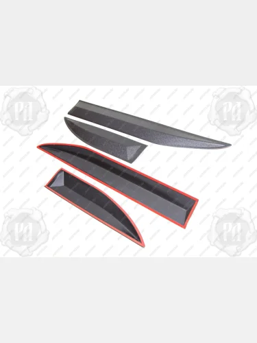 Молдинги на двери Русская Артель (шагрень) Jetour X90 Plus (2021-2025)