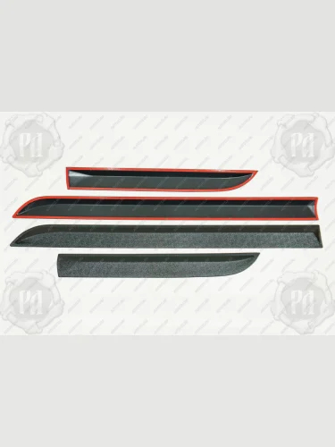 Молдинги на двери Русская Артель (глянец под покраску) Toyota Camry  XV40 (2006-2008) дорестайлинг