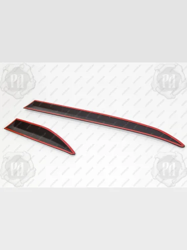 Молдинги на двери Русская Артель (глянец под покраску) Haval F7x (2019-2022) дорестайлинг