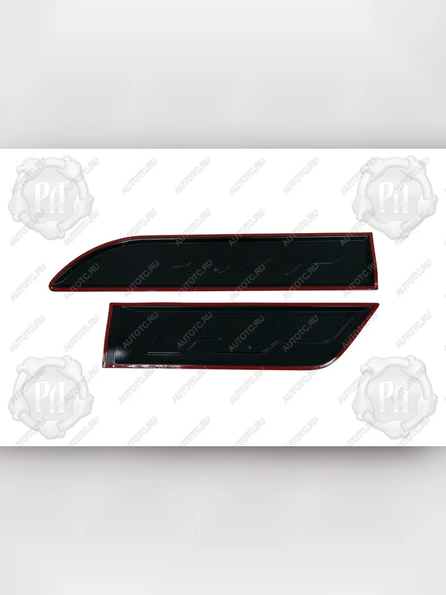 Молдинги на двери (широкие) Русская Артель Renault Sandero 1 (2009-2014) (глянец под покраску)  в Самаре Самарской области