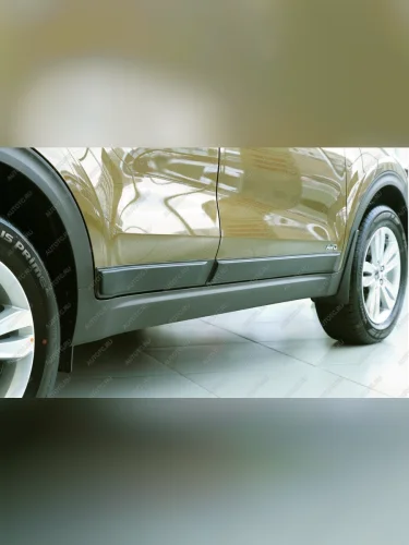 Молдинг двери задний правый Русская Артель (глянец под покраску) KIA Sportage  4 QL (2018-2022) рестайлинг