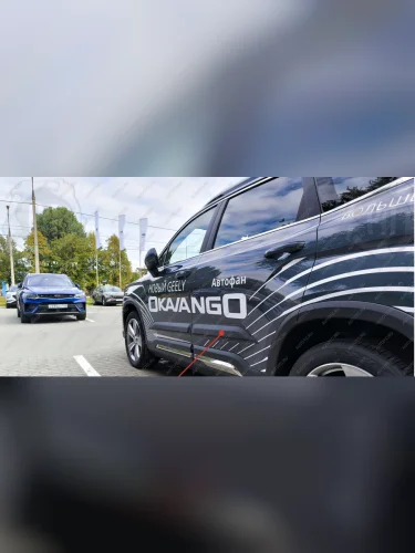 Молдинг двери задний правый Русская Артель (шагрень) Geely Okavango (2021-2025)