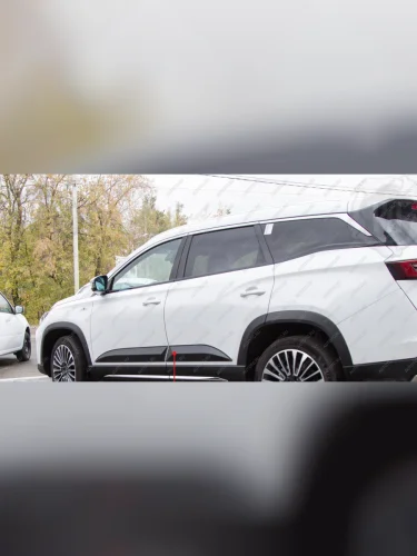 Молдинг двери задний правый Русская Артель (глянец под покраску) Jetour X90 Plus (2021-2025)