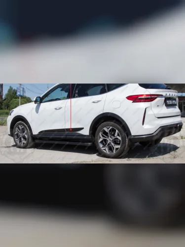 Молдинг двери задний правый Русская Артель (шагрень) Haval F7x (2019-2022) дорестайлинг
