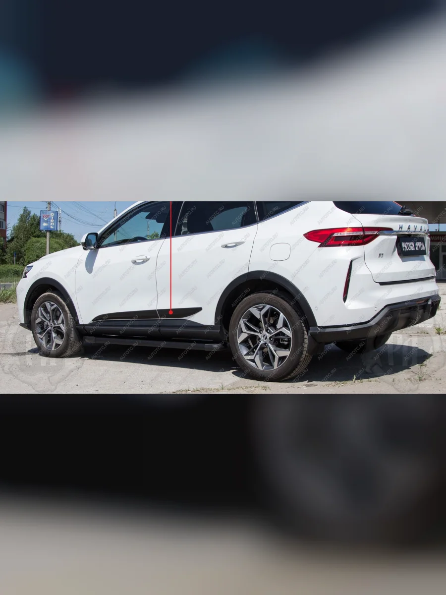 Молдинг двери задний правый Русская Артель Haval F7x дорестайлинг (2019-2022) (шагрень)  в Керчи Республика Крым