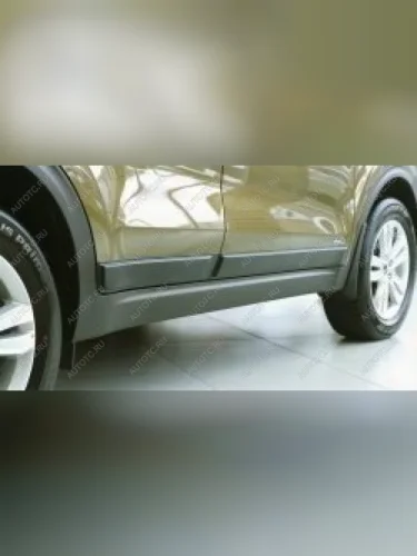 Молдинг двери передний левый Русская Артель (глянец под покраску) KIA Sportage  4 QL (2016-2018) дорестайлинг