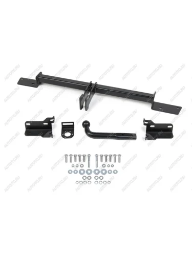 Фаркоп (крепление шара на двух болтах) Atlas (стальной с порошковым покрытием, шар A (F20)) Hyundai Solaris RBr седан дорестайлинг (2010-2014)