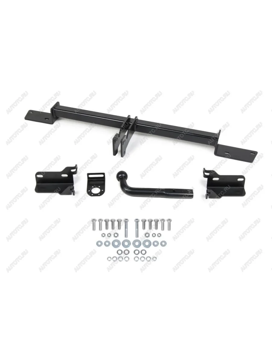 Фаркоп (крепление шара на двух болтах) Atlas Hyundai Solaris RBr седан дорестайлинг (2010-2014) (стальной с порошковым покрытием, шар A (F20))  с доставкой в г. Керчь