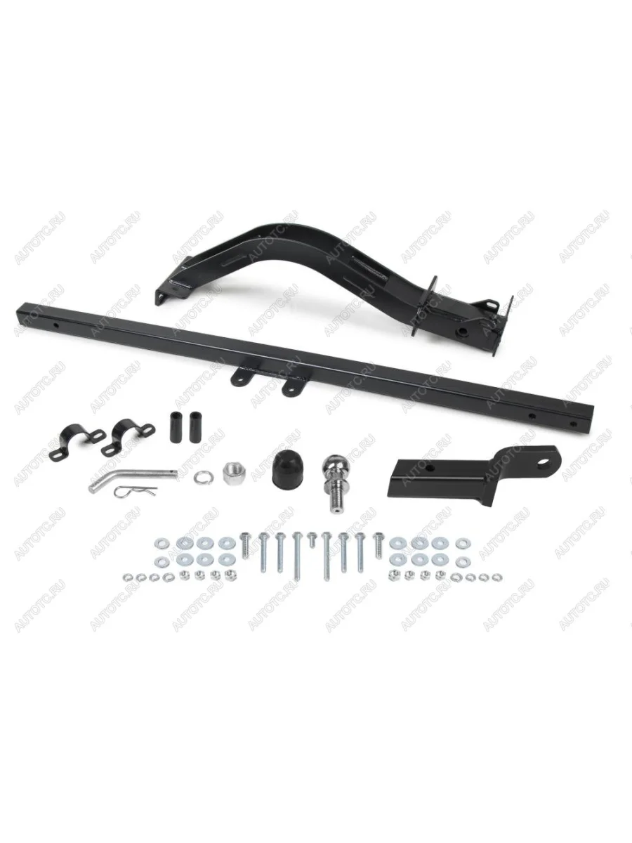 Фаркоп (съемное крепление шара под американский квадрат) Atlas Лада ВАЗ нива 4х4 2121 (Legend) 3 дв. 2-ой рестайлинг (2021-2025) (стальной с  порошковым покрытием, шар Е)  в Самаре Самарской области