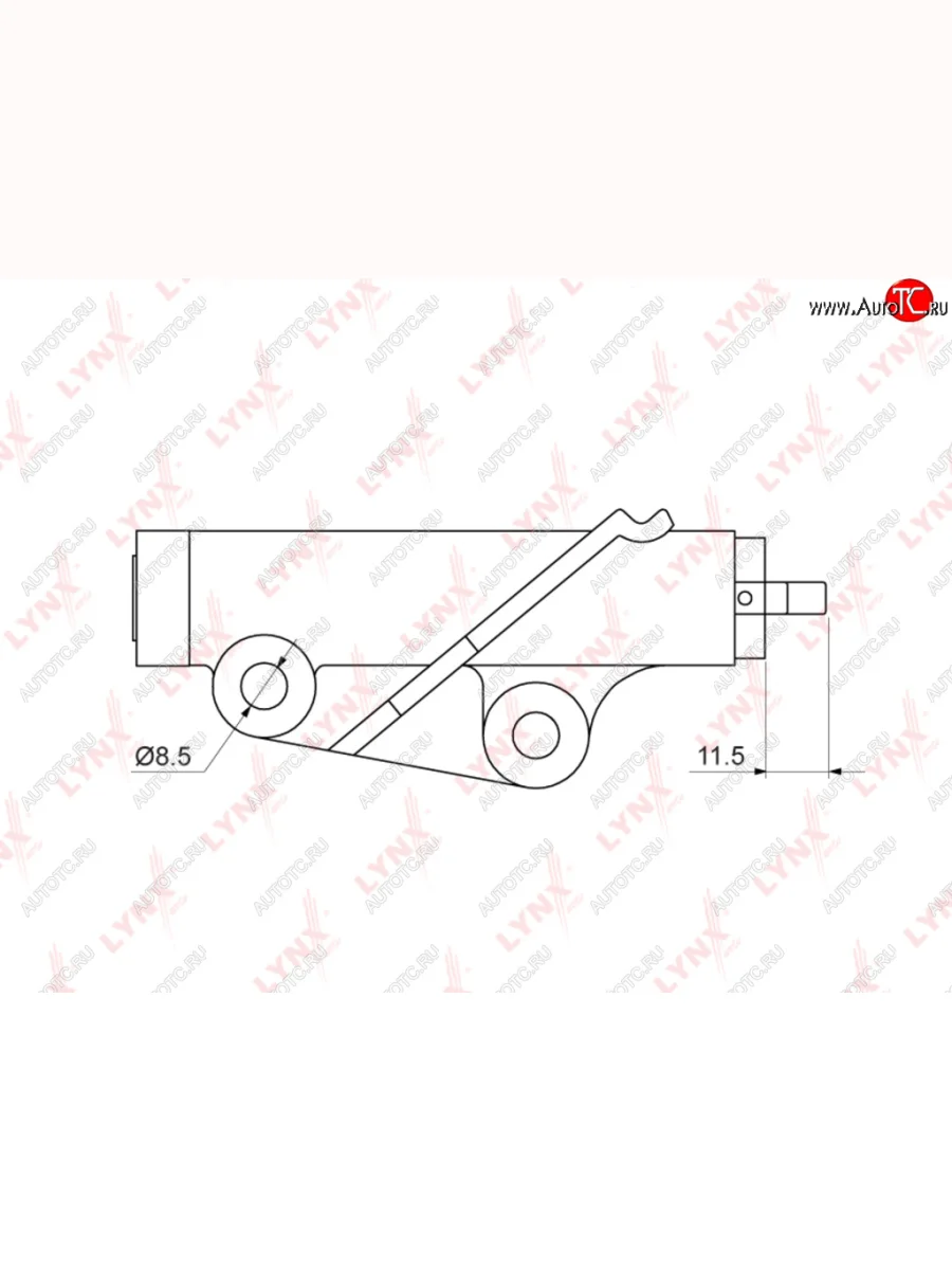 Натяжитель приводного ремня (гидравлический) LYNX Mitsubishi Pajero 2 V30/V40 5 дв. дорестайлинг (1991-1997)  с доставкой в г. Пермь
