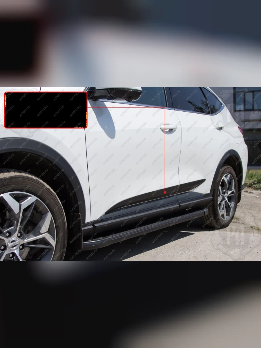 Молдинг двери передний левый Русская Артель Haval F7x дорестайлинг (2019-2022) (шагрень)  в Керчи Республика Крым