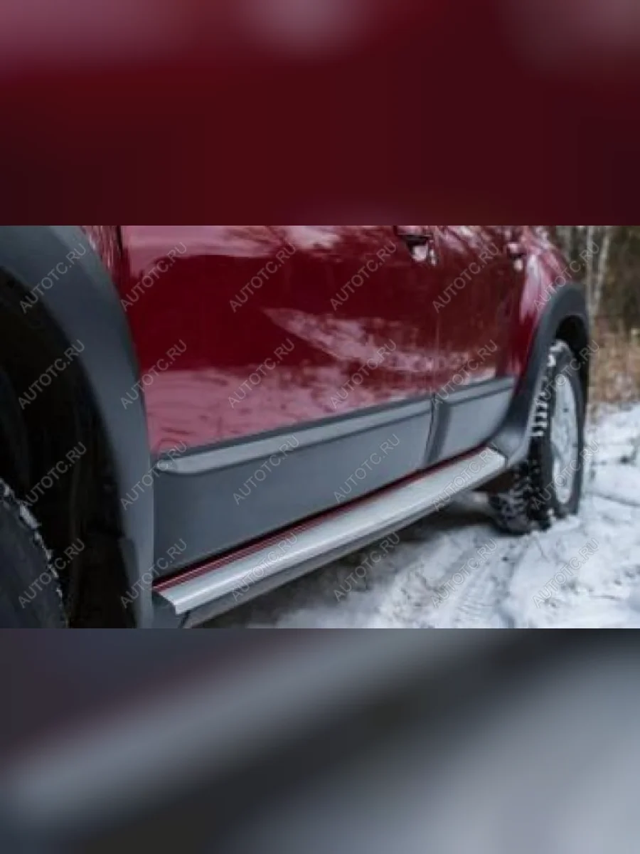 Молдинг двери передний правый Русская Артель Renault Duster HS дорестайлинг (2010-2015) (шагрень)  в Перми Пермском крае