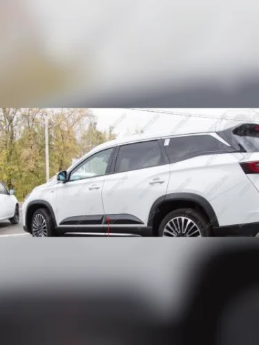 Молдинг двери передний правый Русская Артель (шагрень) Jetour X90 Plus (2021-2025)