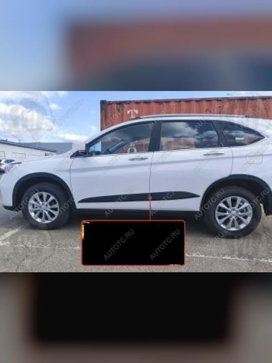 Молдинг двери передний правый Русская Артель Haval M6 (2021-2025) (глянец)  в Перми Пермском крае