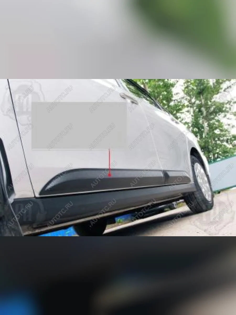 Молдинг двери передний правый Русская Артель  Nissan Almera (2012-2019) 3 G15 (шагрень)  в Воронеже Воронежской области