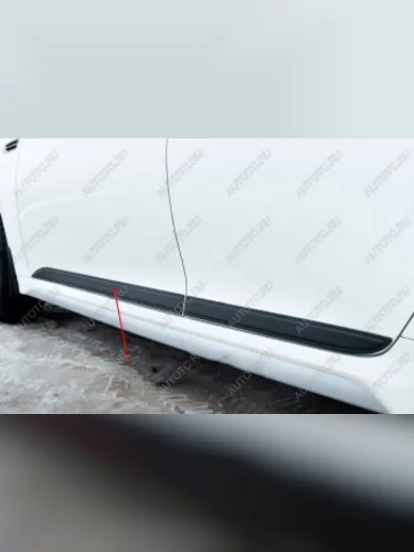 Молдинг двери передний правый Русская Артель (шагрень) KIA Optima  JF (2018-2020) седан рестайлинг