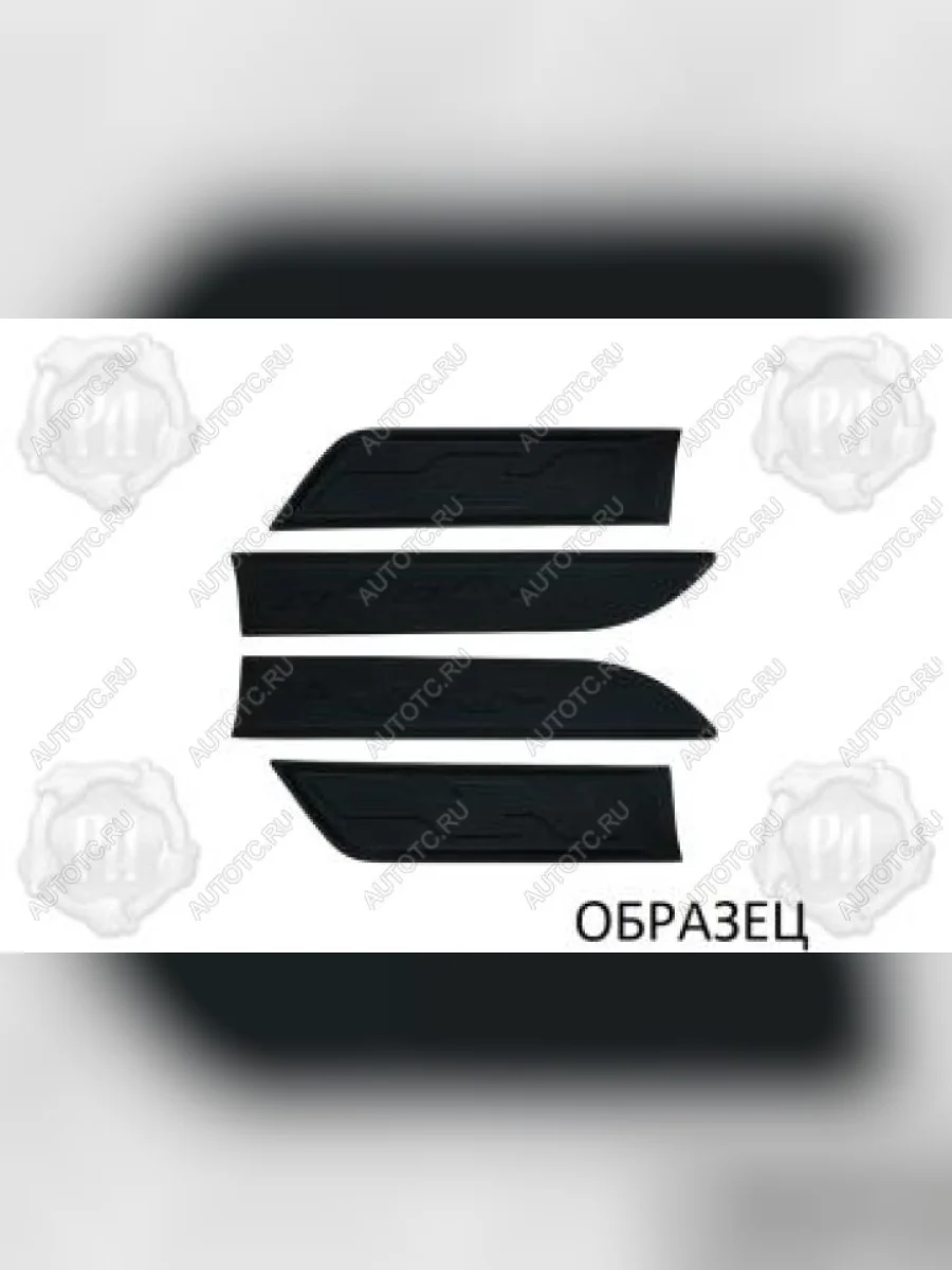 Молдинг на двери задний левый широкие Русская Артель Nissan Navara 2 D40 дорестайлинг (2004-2010) (шагрень)  в Перми Пермском крае