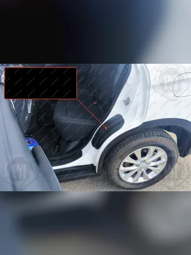 Накладки на внутренние части задних арок без скотча Русская Артель (шагрень) Haval M6 (2021-2025)