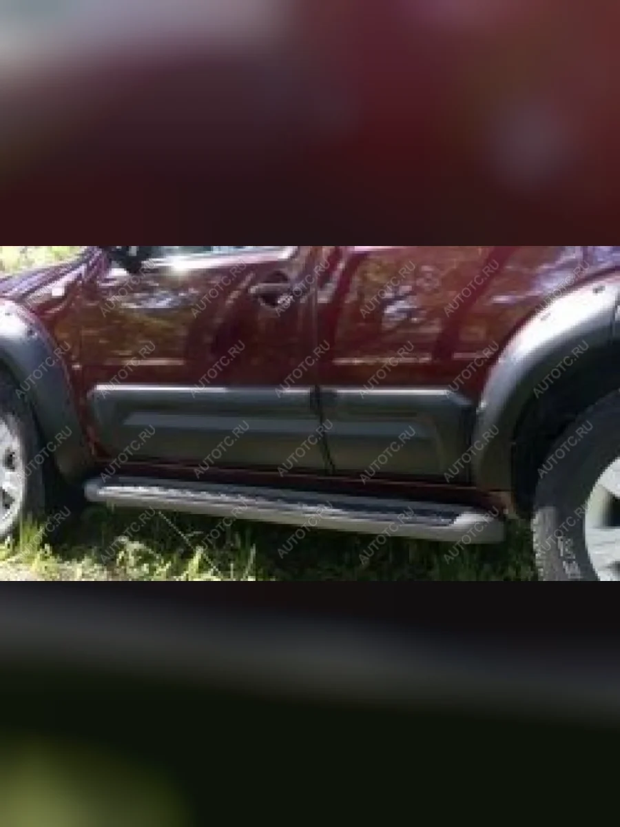 Молдинг двери передний правый широкий Русская Артель Nissan Pathfinder R51 дорестайлинг (2004-2007) (шагрень)  в Воронеже Воронежской области